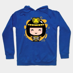 Cute Kawaii Cleopatra Egyptian Queen // Chibi Style Cleopatra Hoodie